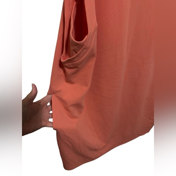Worthington Sleeveless Coral dress with pockets size 3X nwot - Picture 3 of 6